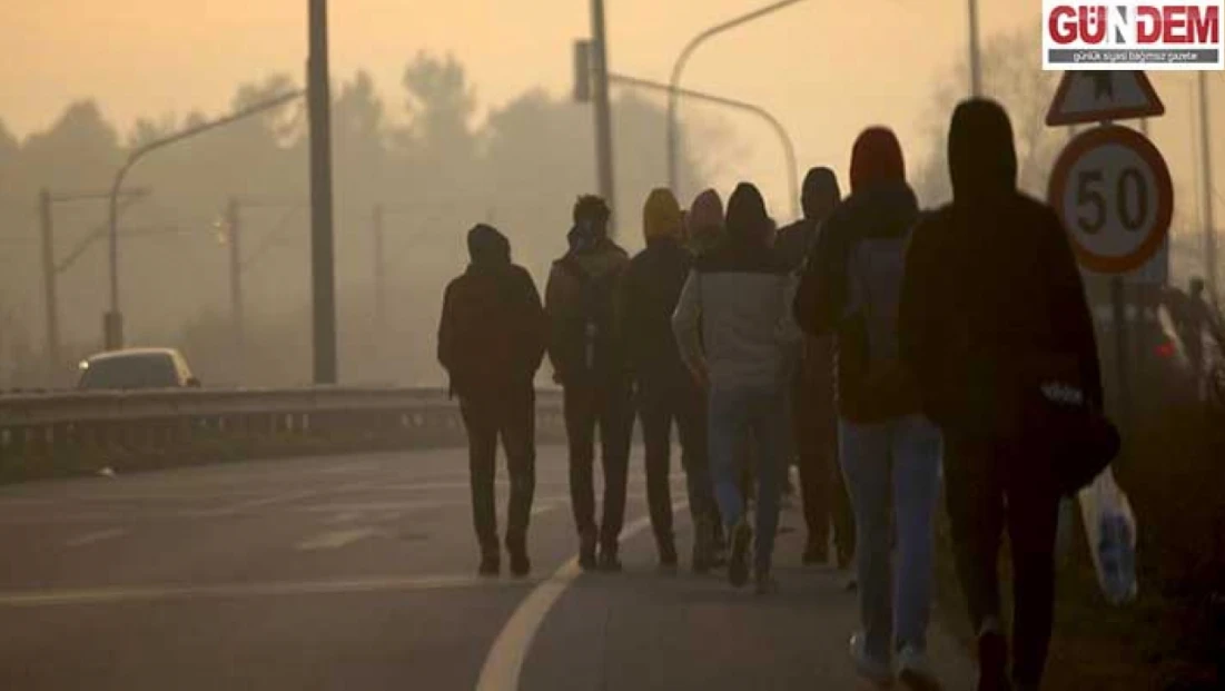 10 düzensiz göçmen yakalandı