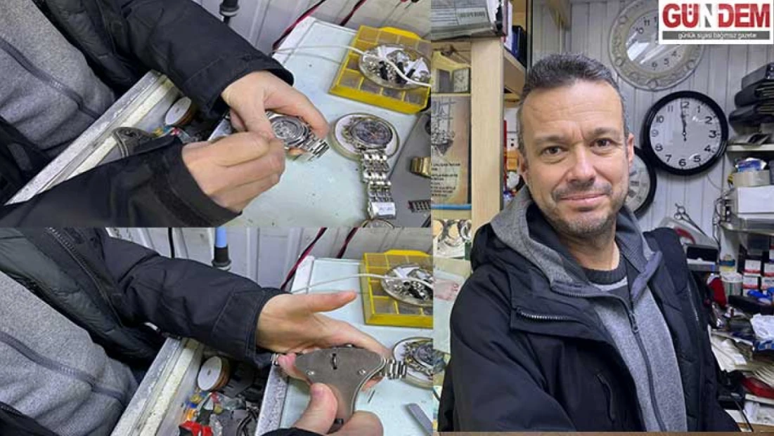 29 yıllık saatçi aynı dükkanda müşterilerini ağırlıyor