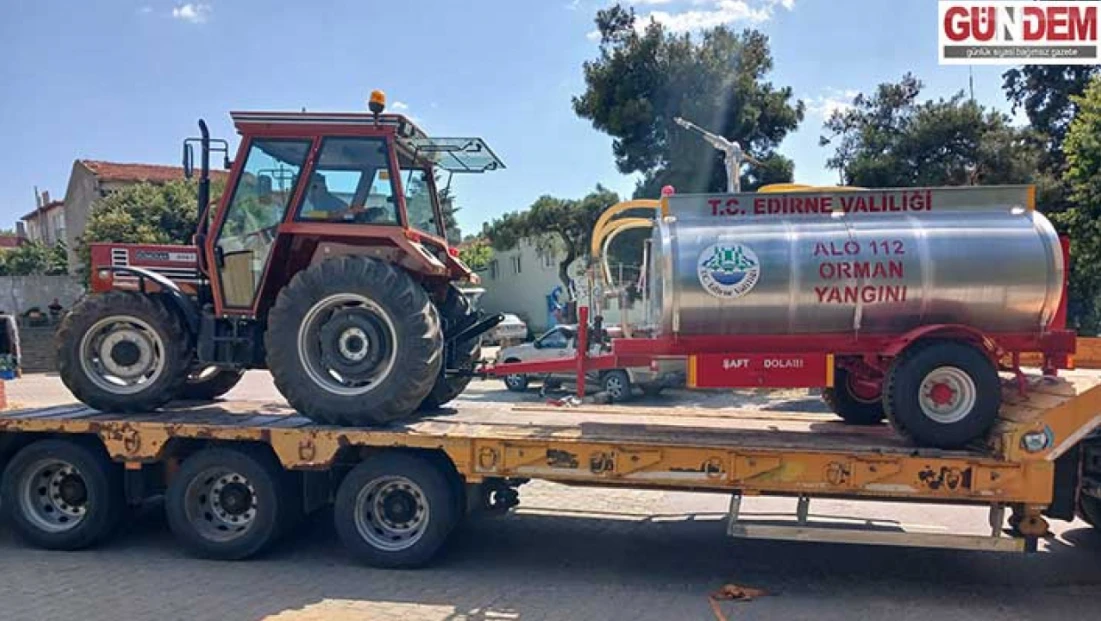 Çamlıca'ya yangın tankeri