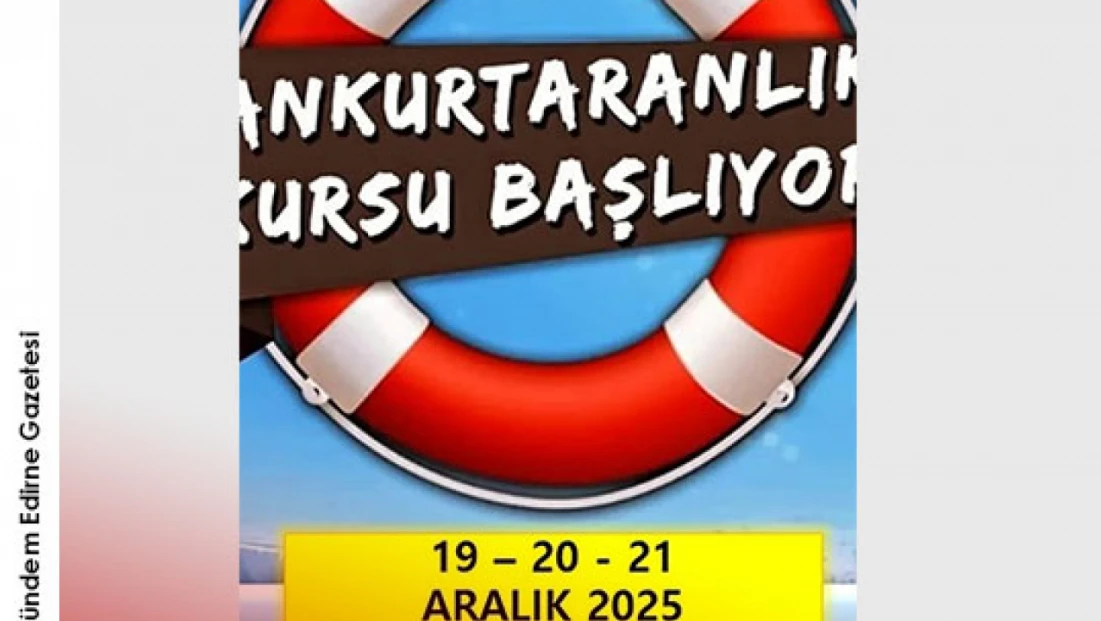 Cankurtaranlık kursu, 19 Aralık’ta başlayacak