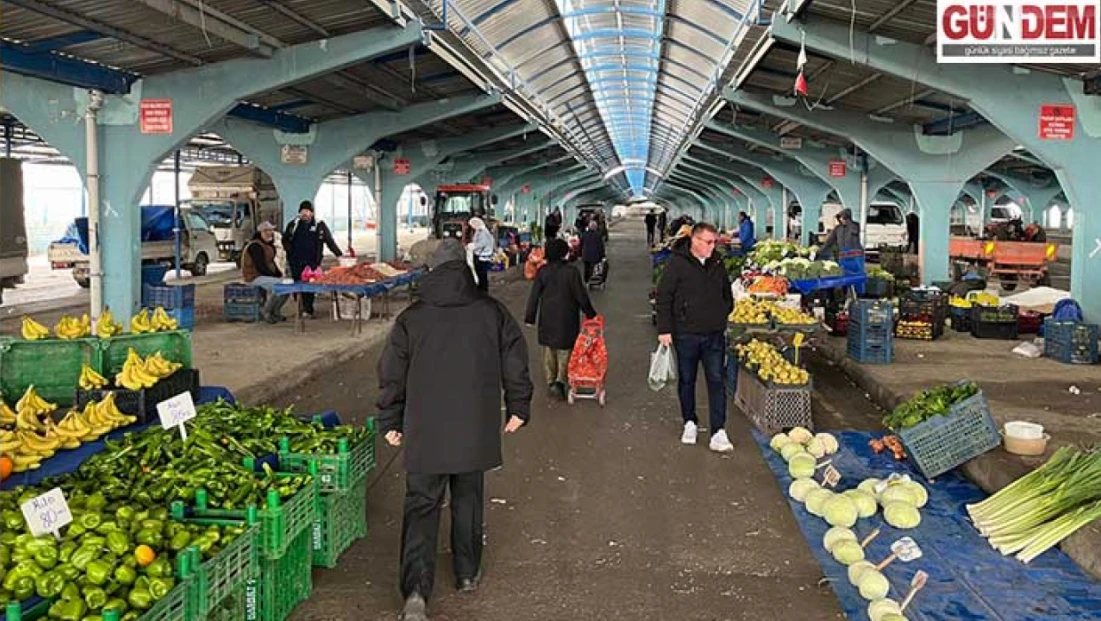 Dondurucu soğuk Pazartesi Pazarı’nda durgunluğa neden oldu