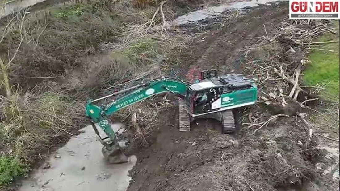 DSİ’den Havsa hattında taşkın önleyici çalışmalar