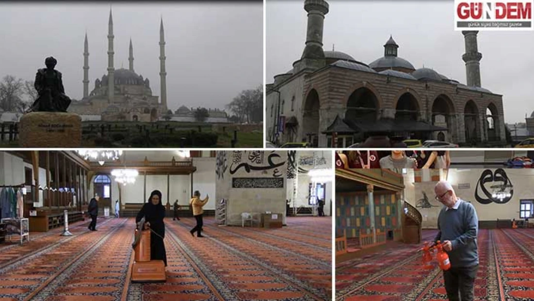 Edirne’deki camiler 11 ayın sultanını gül suyuyla karşılıyor