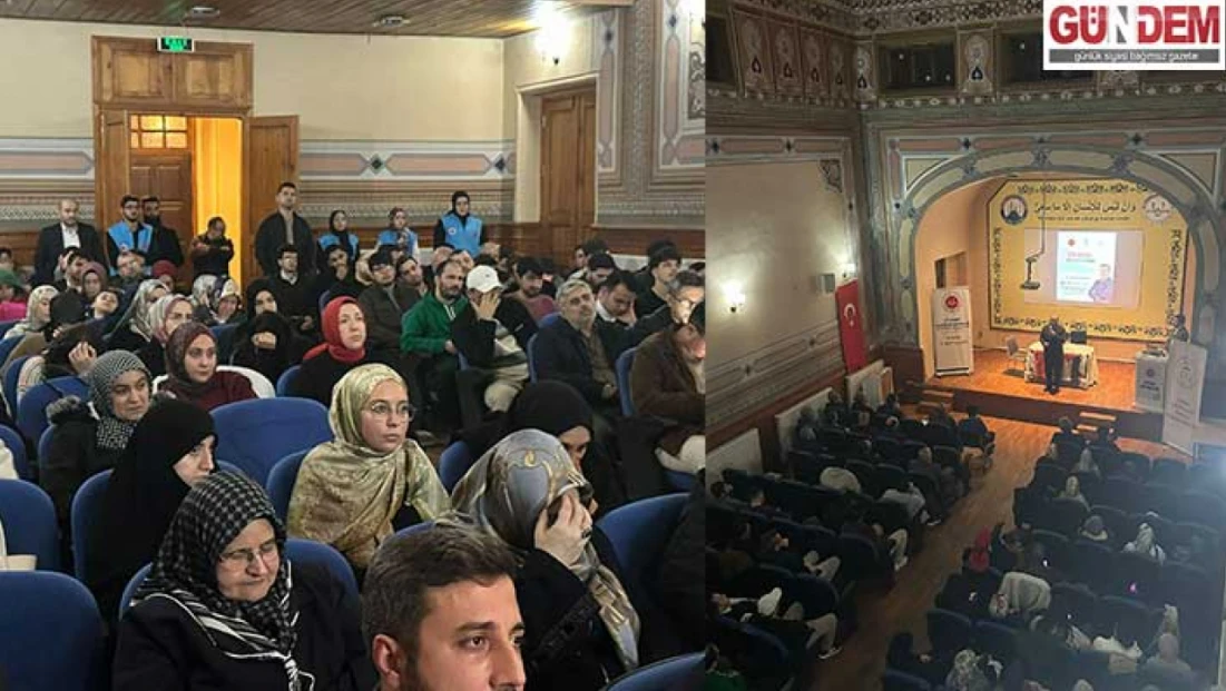 Edirne Müftülüğü'nden Filistin’e dair  konferans