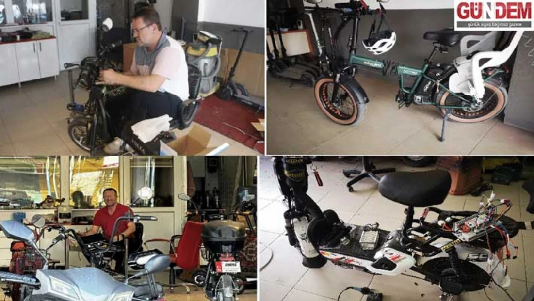 Elektrikli bisikletlerin sessiz kahramanı Yusuf Usta