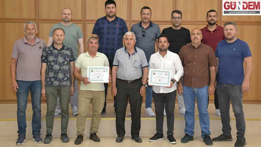 İlk arpa üreticisine 100 litre mazot