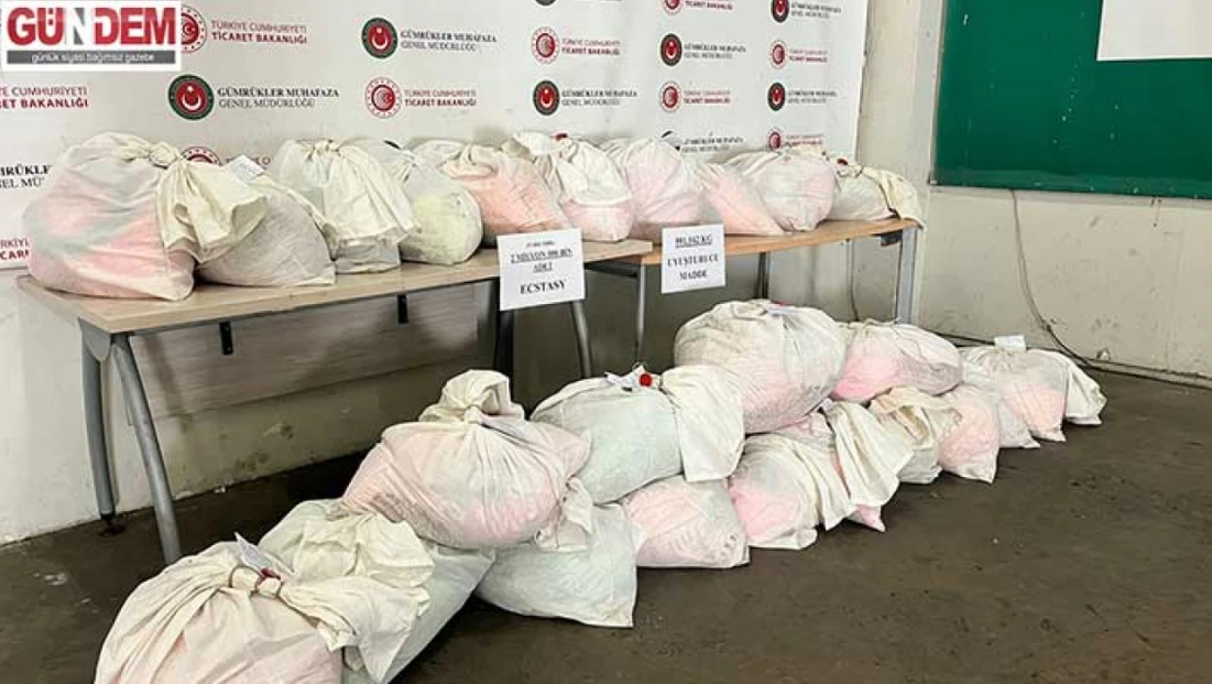 Kapıkule’de 591 kilo 162 gram uyuşturucu ele geçirildi