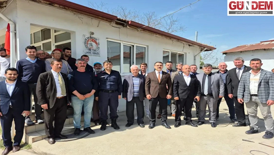 Lalapaşa Kaymakamı Çömlekköy’ü ziyaret etti
