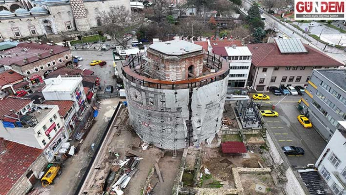 Makedon Kulesi’nde restorasyon sonlanıyor