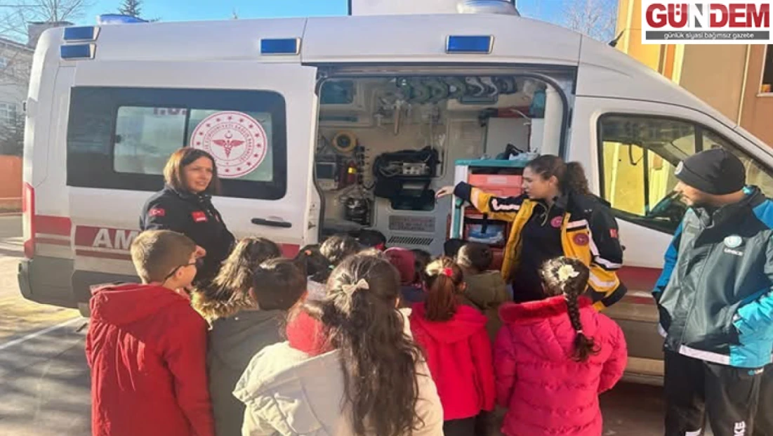 Öğrencilere sağlık bilinci aşılanıyor