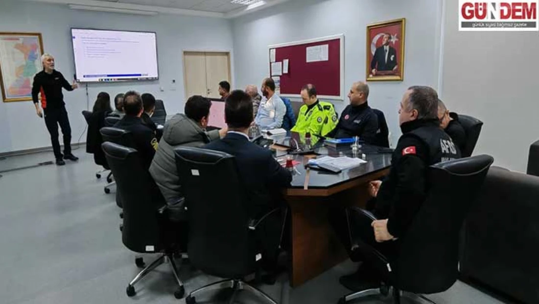 Trafik kazalarına ilişkin koordinasyon toplantısı