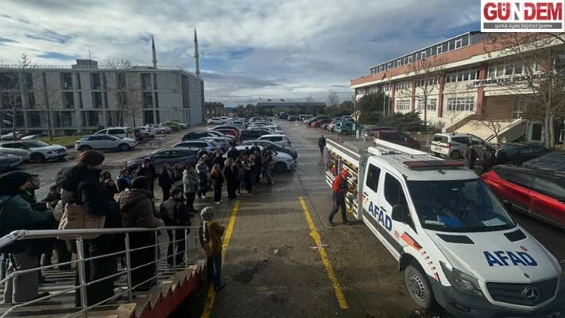Trakya Üniversitesi’nde afet farkındalık eğitimi
