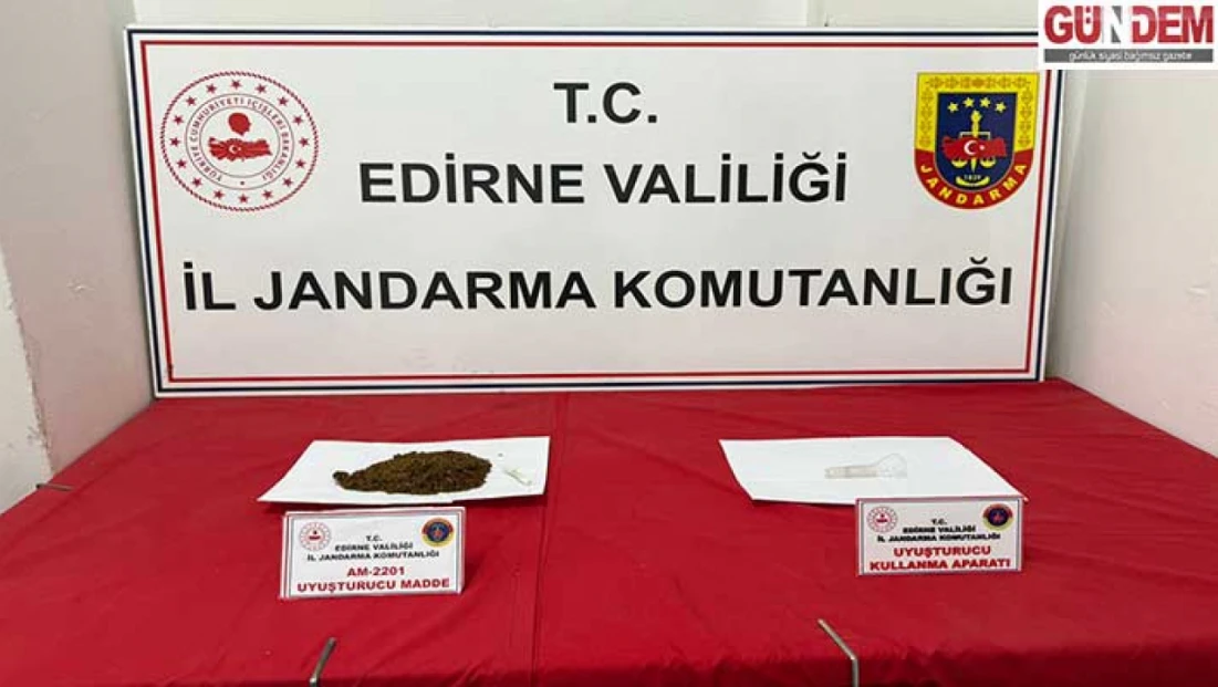 Uzunköprü'de jandarmadan uyuşturucuya geçit yok