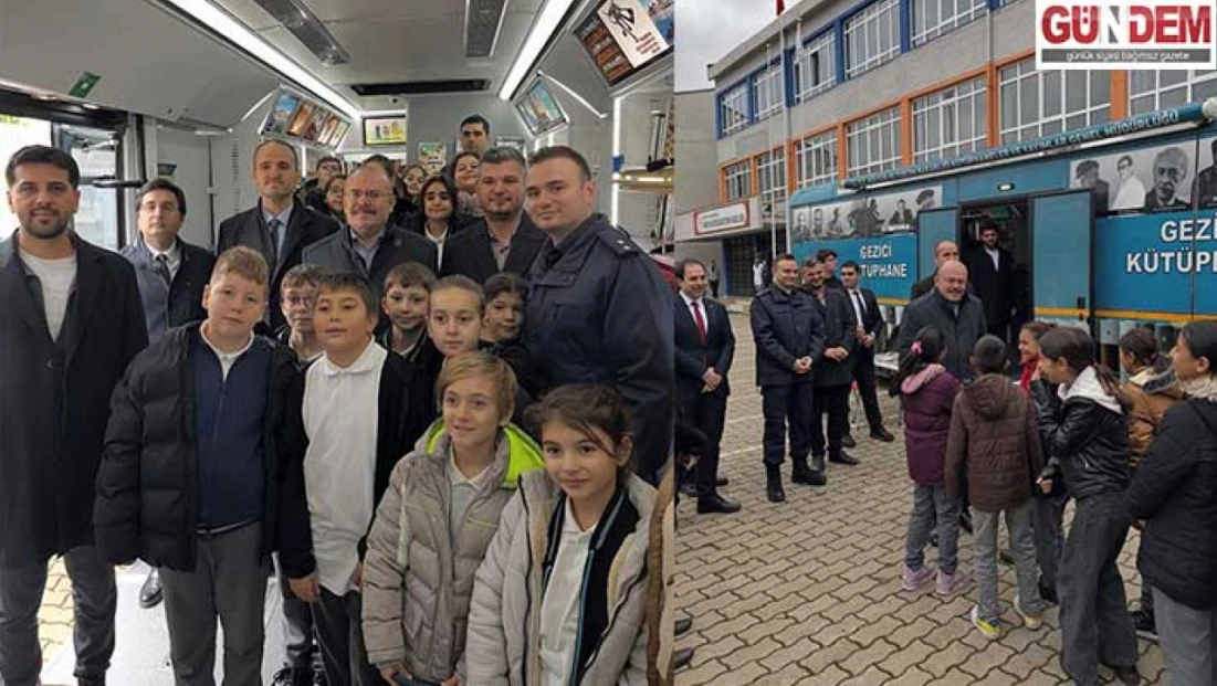 Uzunköprü Kaymakamı, Gezici Kütüphane’de öğrencilerle buluştu