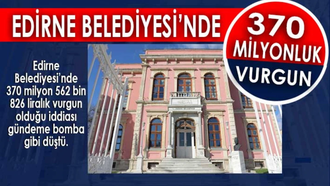 370 MİLYON LİRADAN FAZLA USULSÜZLÜK TESPİT EDİLDİ