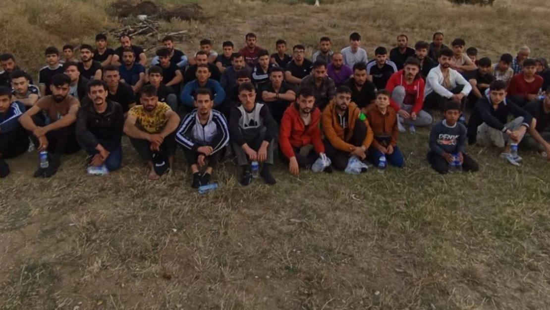 64 düzensiz göçmen ormanlık alanda yakalandı
