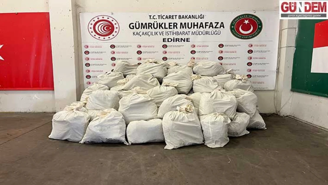 692 KİLOGRAM ESRAR ELE GEÇİRİLDİ