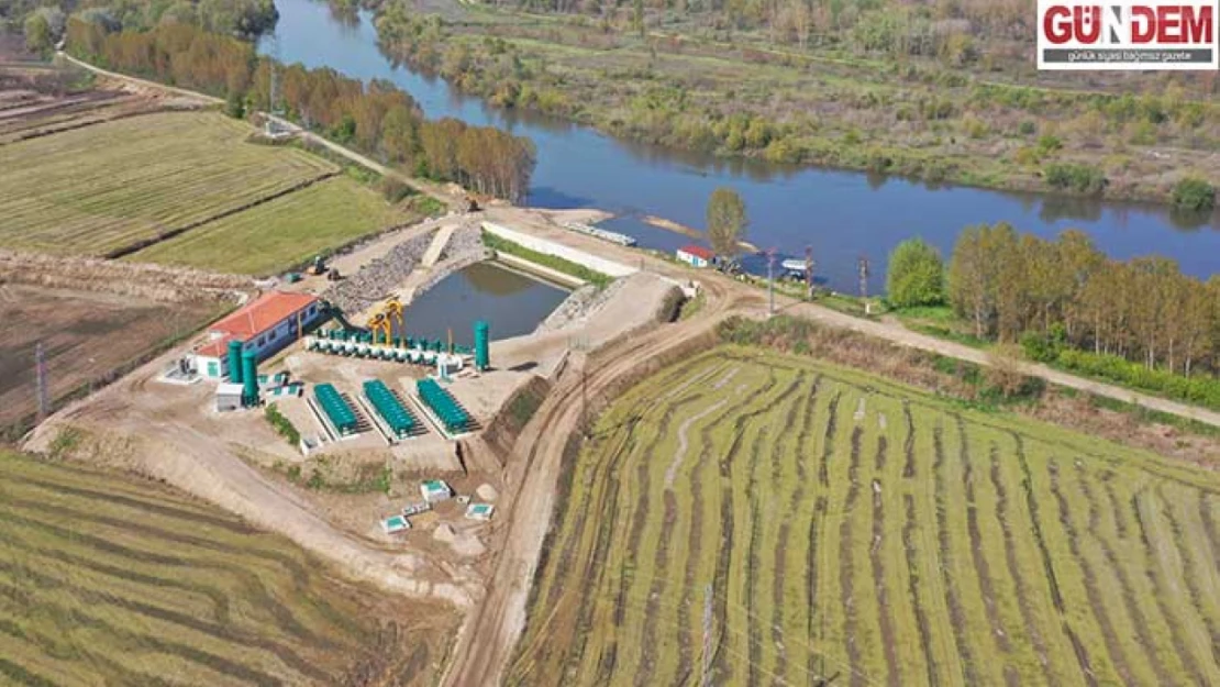 78 bin dekar tarım arazisi modern sulama sistemiyle sulanacak