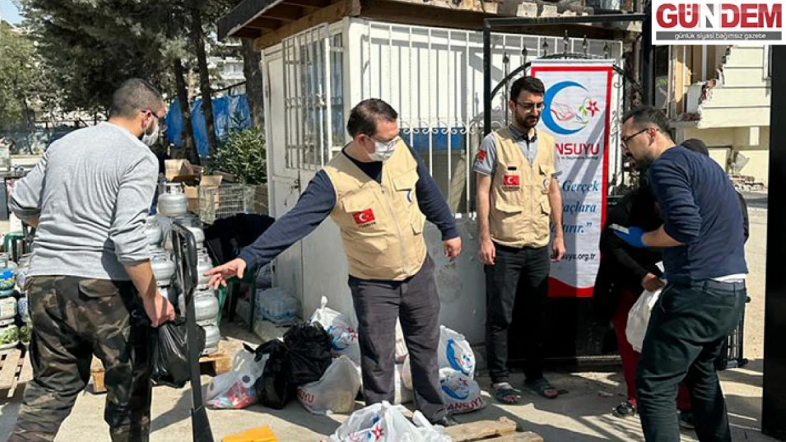 AGD Edirne Şubesi gönüllüleri deprem bölgesindeki çalışmalara destek veriyor