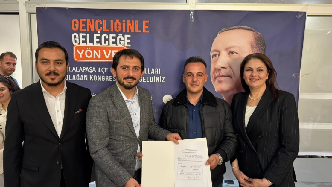 AK Parti Lalapaşa İlçe Gençlik Kolları Başkanlığına Alp Kulaksız seçildi