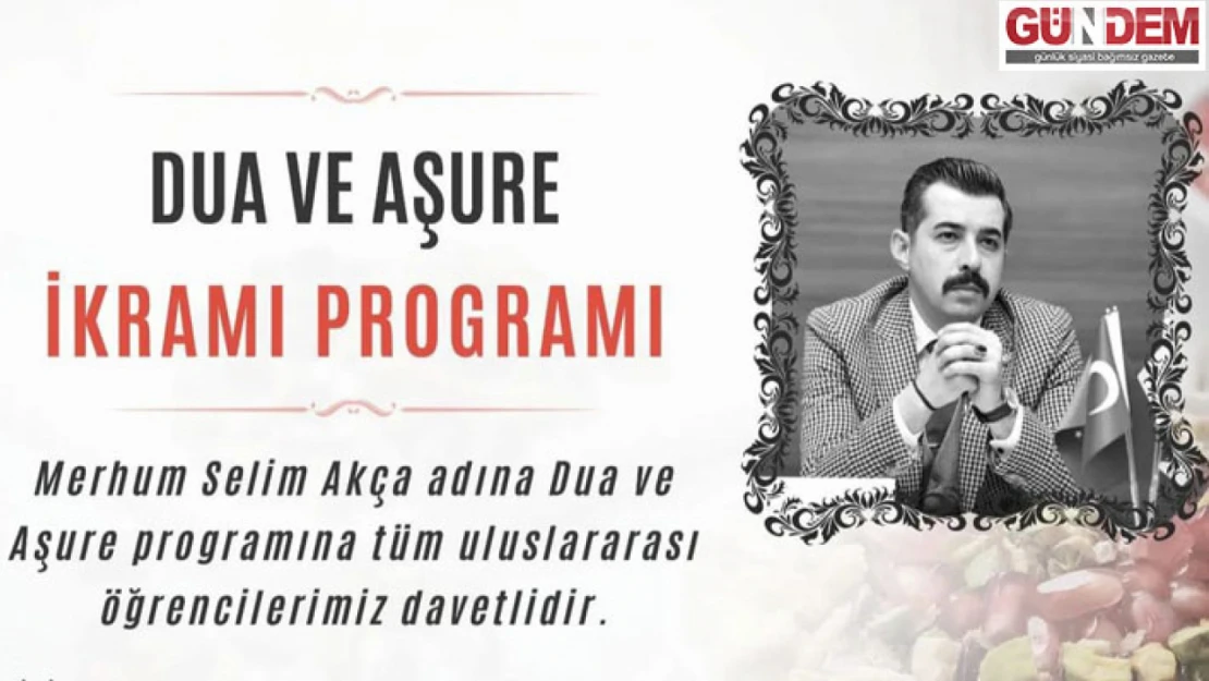 Akça'nın anısına program düzenlenecek