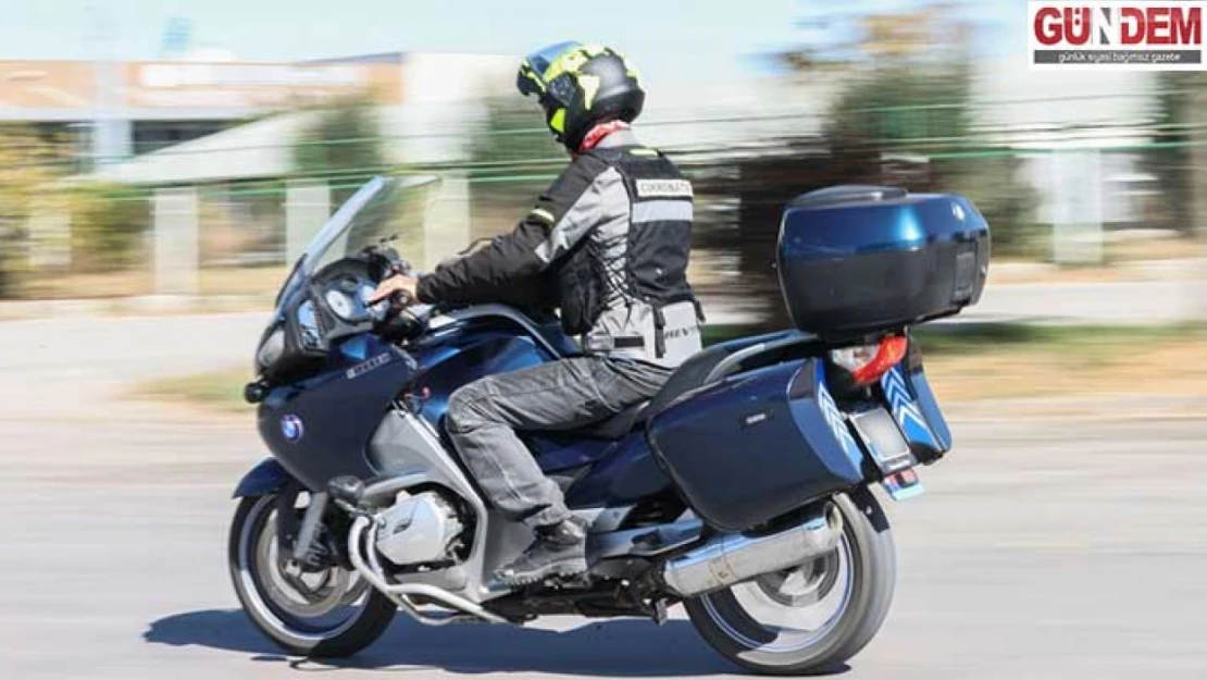 Alkollü motosiklet sürücüsüne 32 bin 97 lira ceza