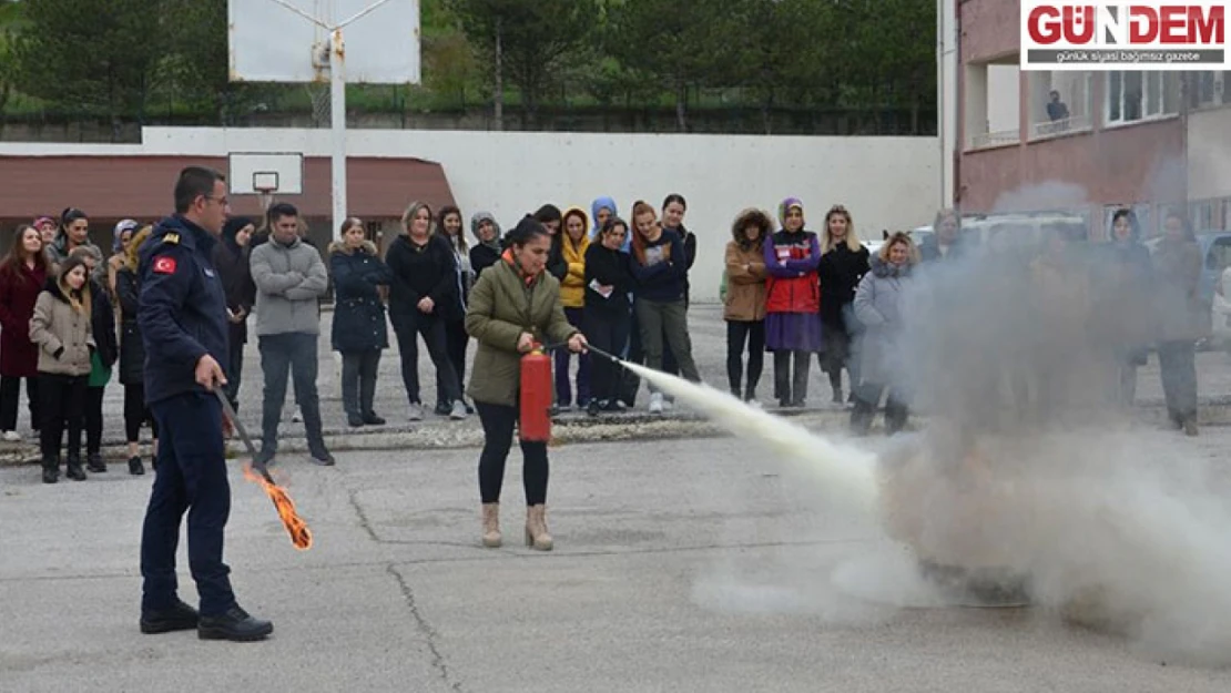 ASH personeline 'Yangın' Konulu Eğitim ve Tatbikat Düzenlendi