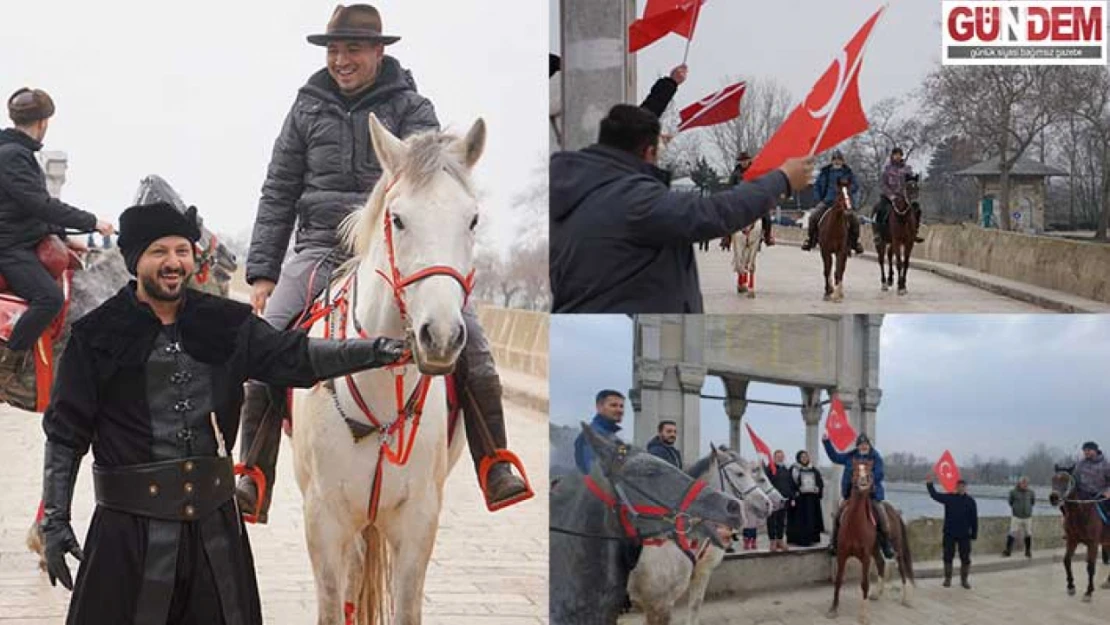 Atlı Hacı Adayları Edirne'ye Ulaştı