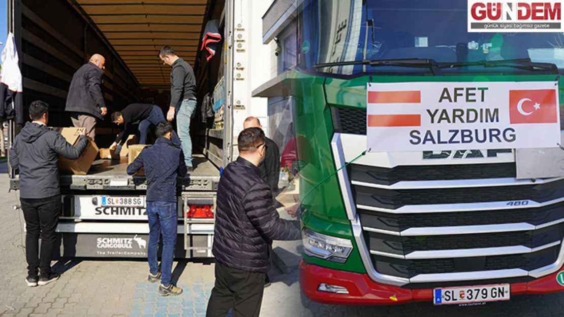 Avusturya'da depremzedelere destek için hazırlanan yardımlar Edirne'ye getirildi