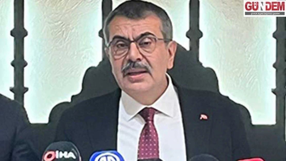 Bakan Tekin, 'Meclisin onaylaması halinde biz de gerekli adımları atarız'