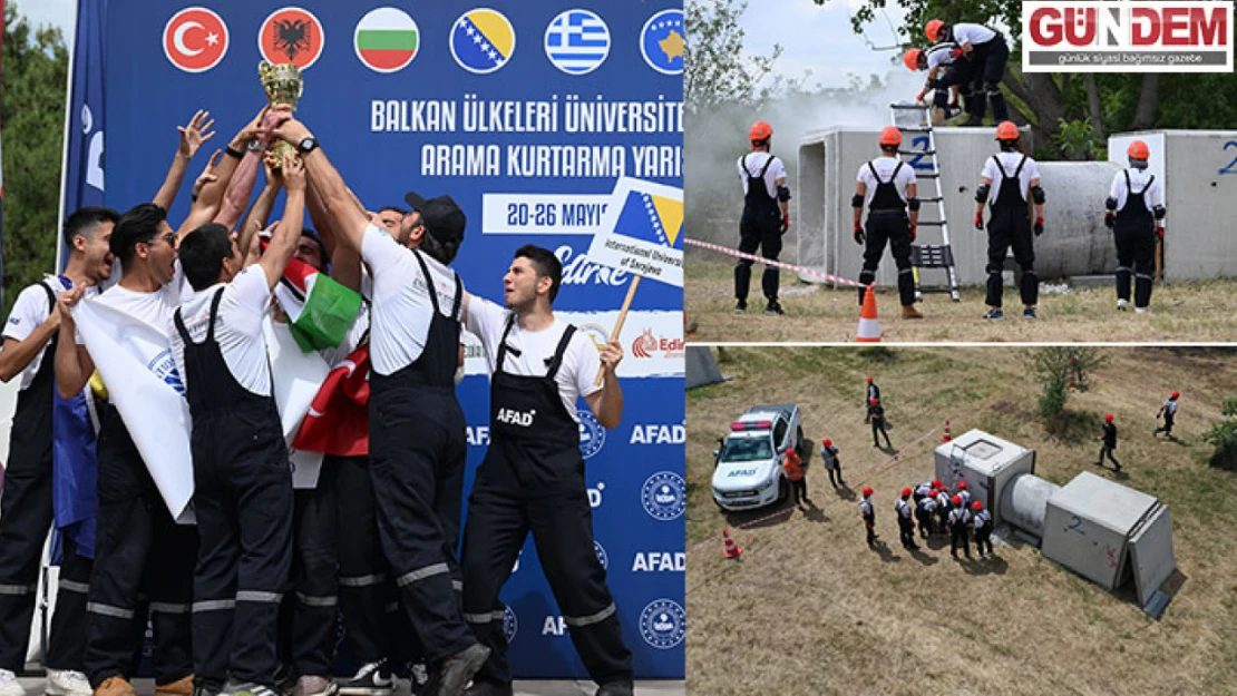 Balkan Ülkeleri Üniversiteler Arası Arama Kurtarma Yarışması'nda Bosna Hersek birinci oldu