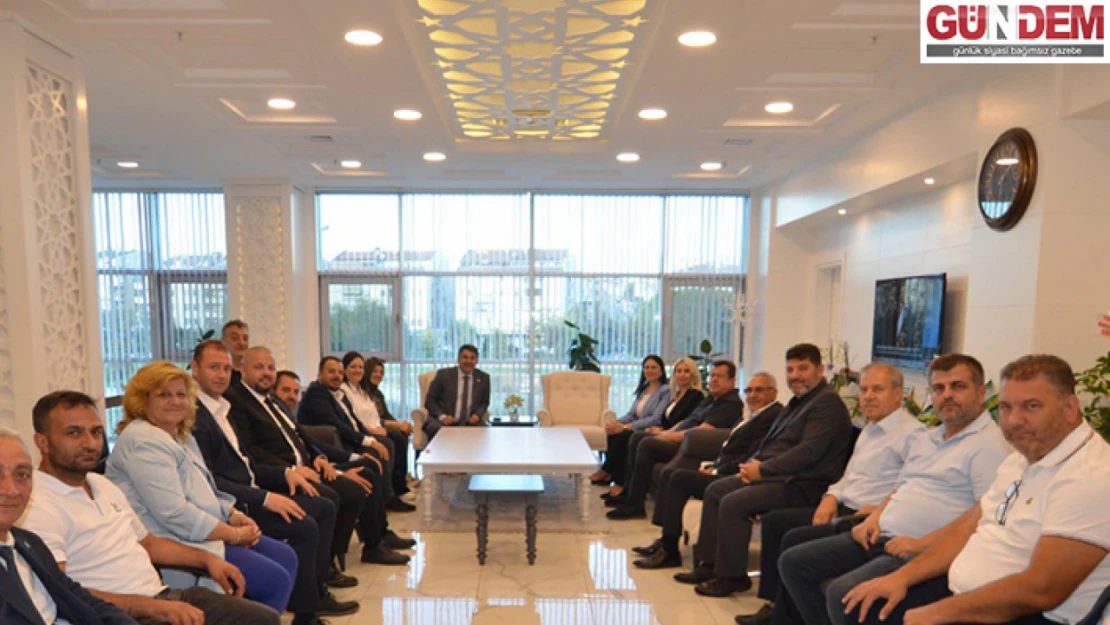 Başkan İba, Emniyet Müdürü Karaburun'u ziyaret etti