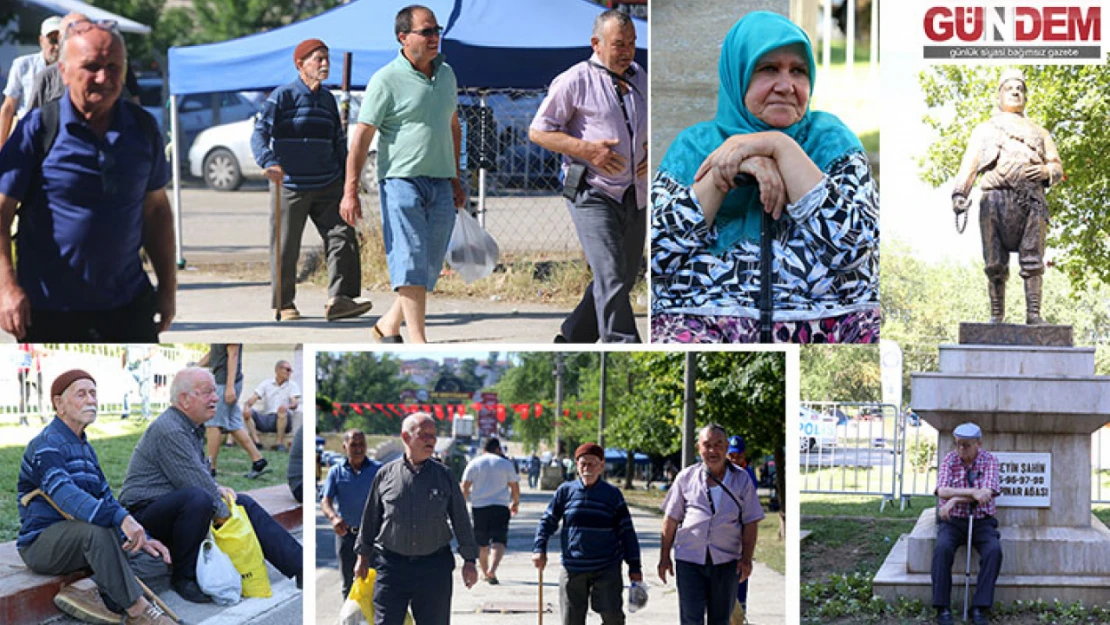 'Bastonumla gelip, heyecanla güreşleri izliyorum'