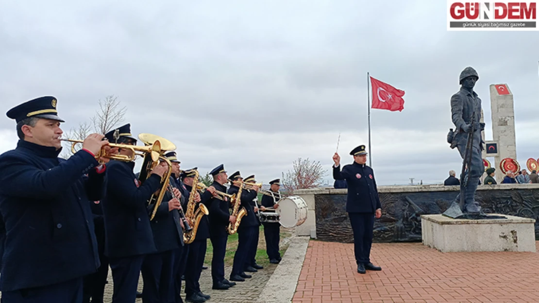 Çanakkale şehitlerini anma töreni gerçekleşti