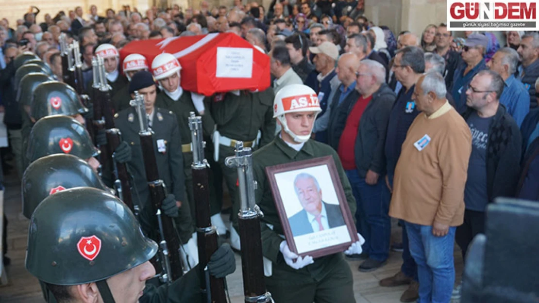 Canpolat, askeri törenle uğurlandı