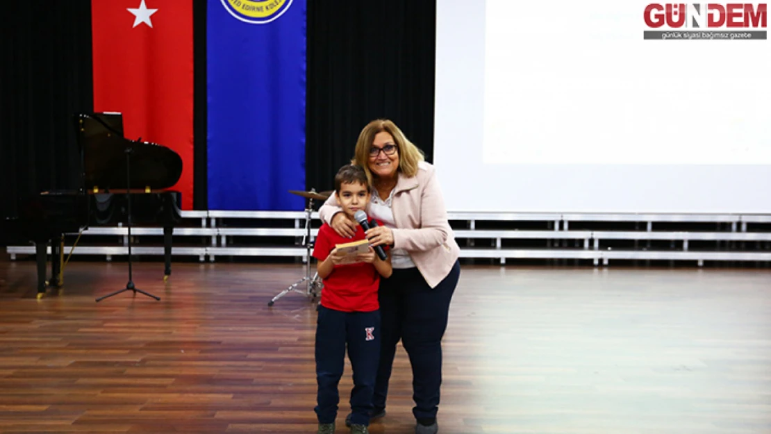 Çocuk kitapları yazarı Tosyalı, TED Edirne Koleji öğrencileriyle bir araya geldi