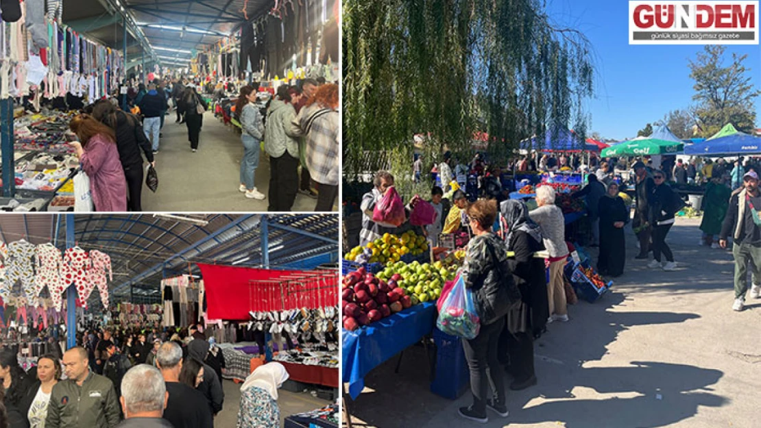 Cuma Pazarı yoğunluğu soğuk havada da devam etti