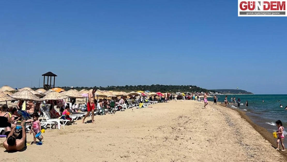 Deniz turizmi sevenler bayramı Saros sahillerinde geçiriyor