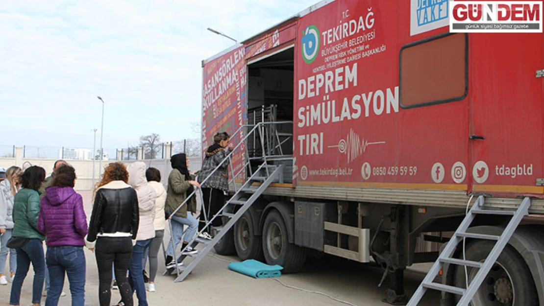 Deprem Simülasyon TIR'ı, TREDAŞ'ta