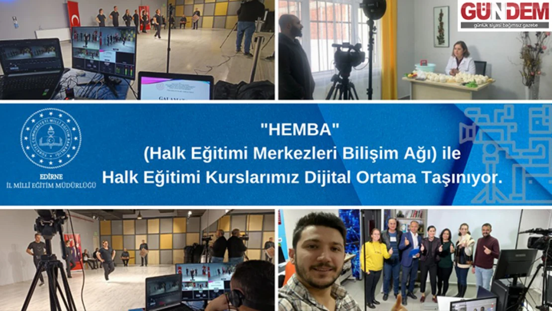 Dijital ortama taşınan kurslardan Avrupa'daki vatandaşlarda faydalanacak