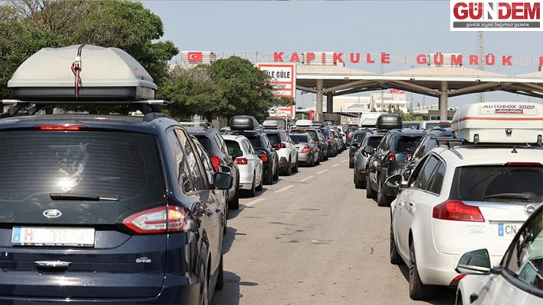 Dönüş yolculuğunda yoğunluk