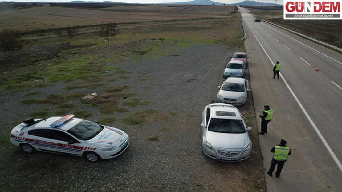 Drone ile havadan trafik denetimi