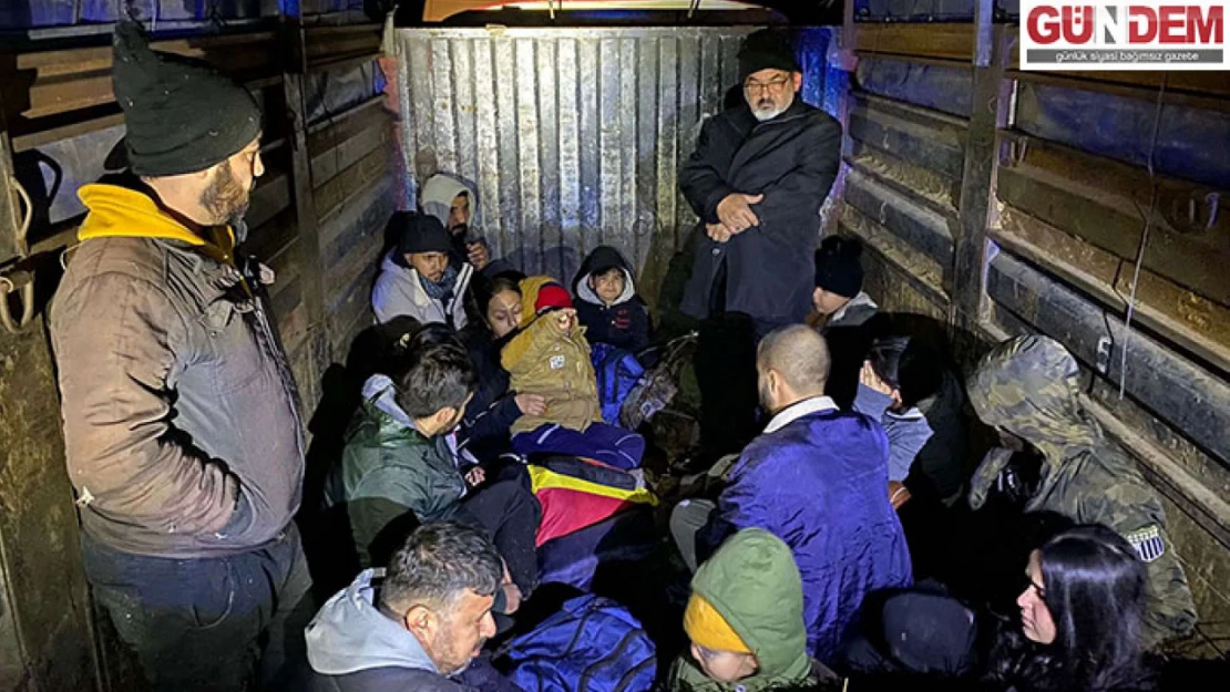 Düzensiz göçmenleri taşıyan şahıs tutuklandı