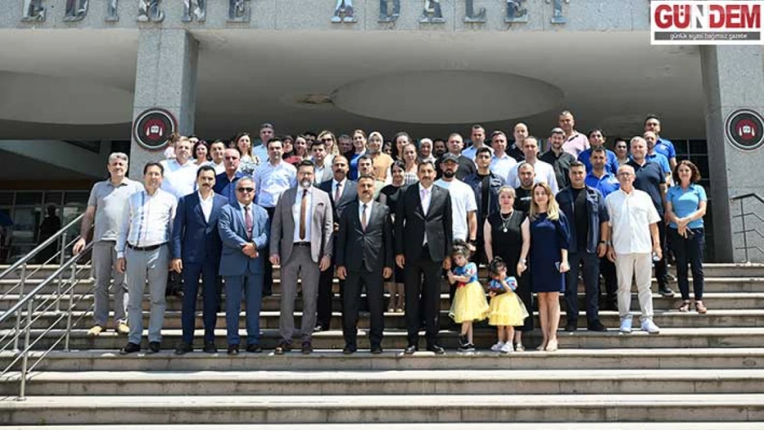 Edirne Cumhuriyet Başsavcısı Çakmak Şanlıurfa'ya uğurlandı