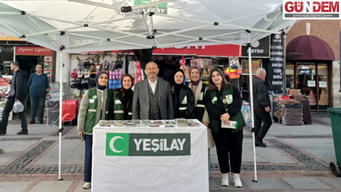 Edirne'de bağımlılıkla mücadele standı açıldı