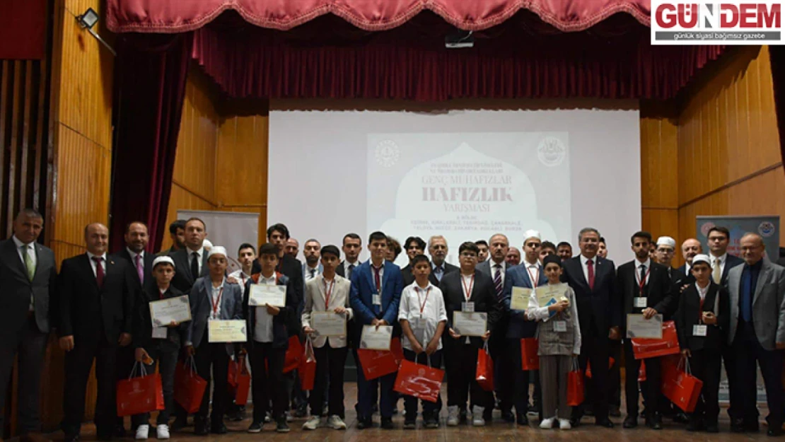 Edirne'de Genç Muhafızlar Hafızlık Yarışması Marmara Bölge Finali gerçekleştirildi