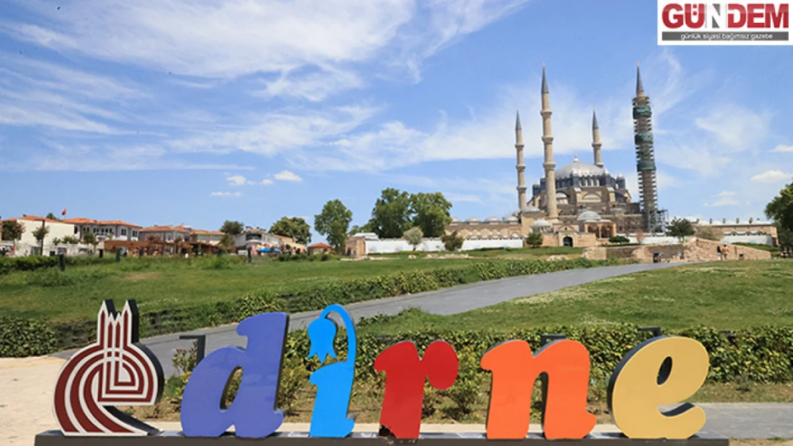 Edirne'de güneşli ve ılık hava etkisini gösteriyor