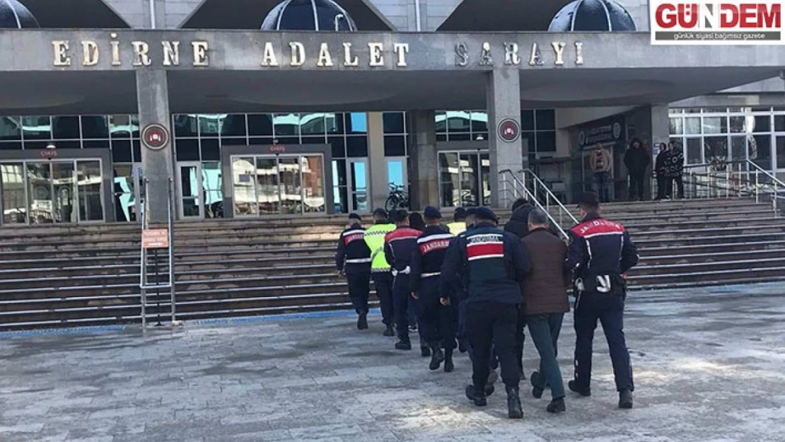 Edirne'de haklarında arama kararı bulunan 104 şahıs yakalandı