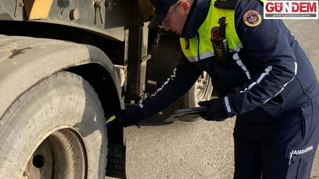 Edirne'de kış lastiği denetimi yapıldı