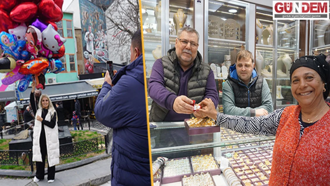 Edirne'de sevgililer günü yoğunluğu